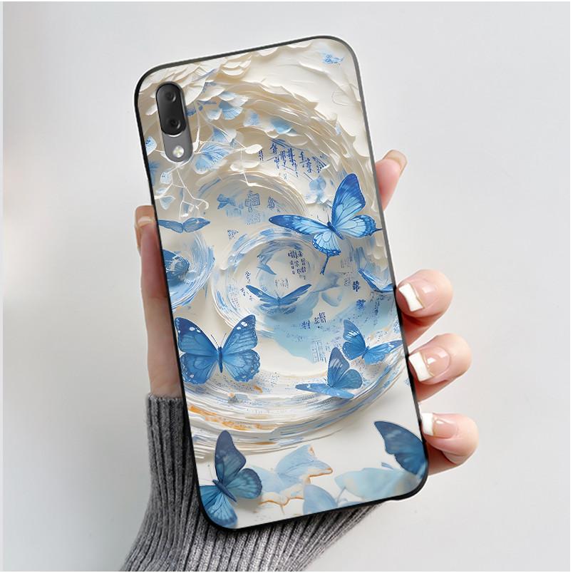 Casing For Sony Xperia L3 L4 Case Aesthetic Fashion Cute Cat Astronaut Black Soft Silicone Matte Shockproof Back Cover Bumper