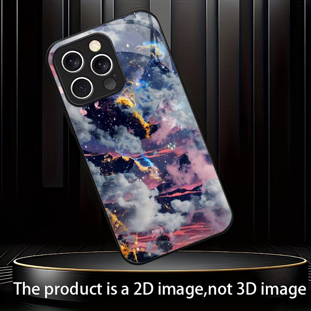 Красочный гальванизированный стеклянный чехол для телефона iPhone 17 16 15 14 13 12 11 Pro Max Plus 16E 17Air