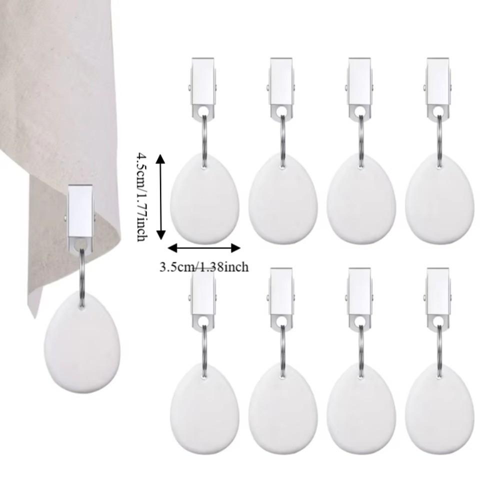 4PCS Windproof Marble Tablecloth Clip Decorative Table Cover Weight Tablecloth Drop  Picnic
