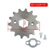 Motorcycle 420 17mm 10 11 12 13 14 15 16 17T Front Engine Sprocket For Dirt Pit Monkey Dax Bike Go Kart ATV Quad Motocross