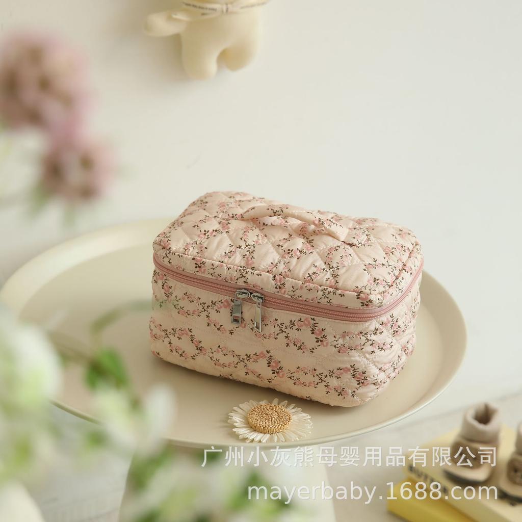 Foldable Multi‑Purpose Storage Bin Lightweight Hand‑held Fabric Storage Bag For Cosmetic Underwear Toys Home Organization