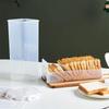 Контейнер для хлеба, прозрачная герметичная хлебница с крышкой, держатель для сэндвичей, для домашнего хлеба, высокая емкость для хранения хлеба на кухне