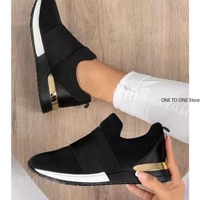 2025 Vulcanize Shoes Кроссовки Женская обувь Женские кроссовки Slip-On Однотонные женские спортивные сетчатые повседневные туфли для женщин