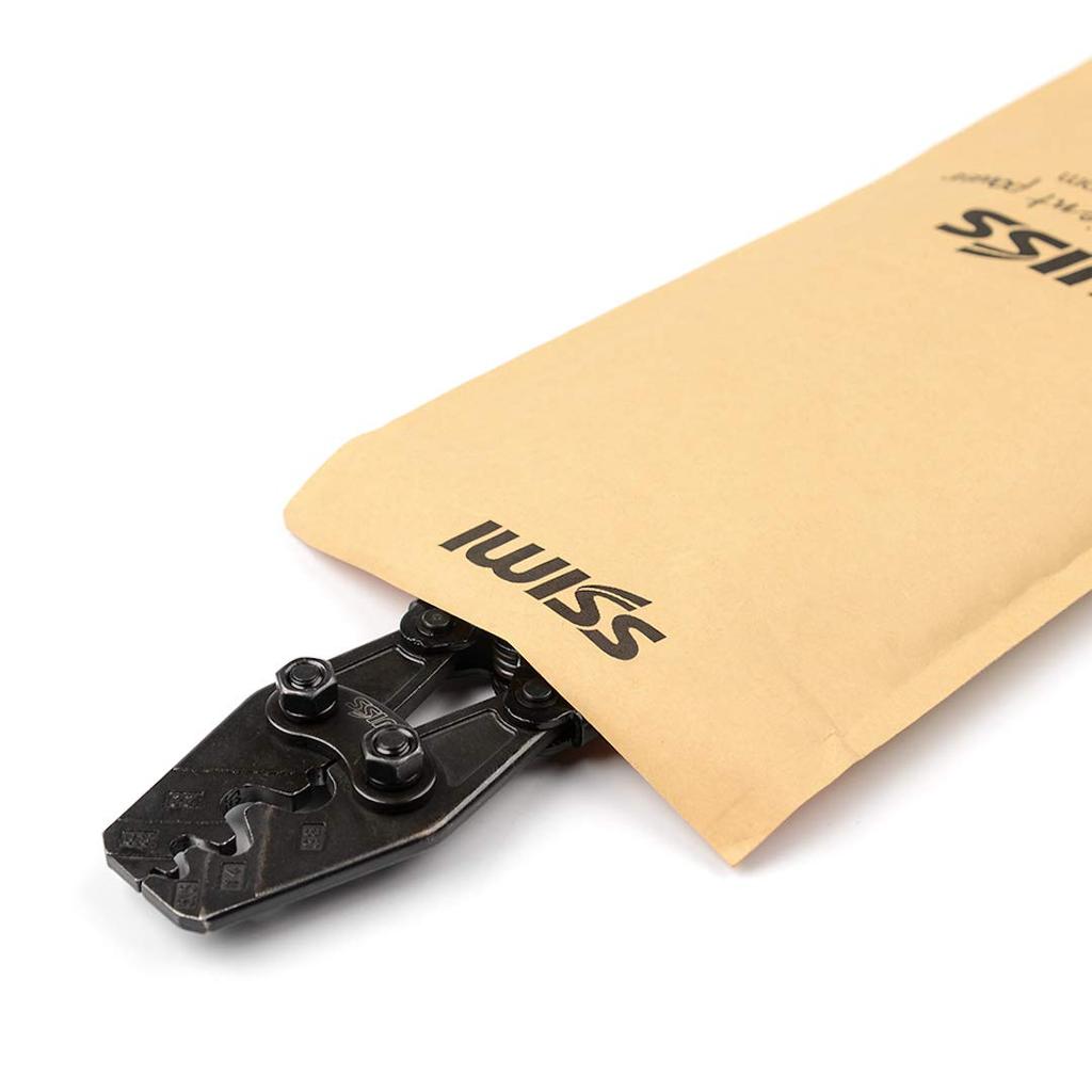 IWISS Bare Crimp Bare Crimp Crimping Compatible with HS-38 Terminals, Sleeves, Tool, General-Purpose Type, 5.5-38.0 sq.