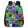 16-дюймовый рюкзак Angry Geometry Dash для мальчиков и девочек, школьная сумка, мультяшный игровой рюкзак для детей, детского сада, школьные сумки, рюкзак для малышей, сумка для детского сада