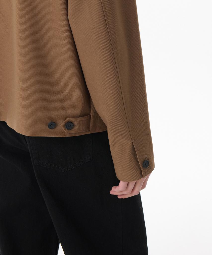Musinsa Standard Whipcord Structured Minimal Jacket [Desert Brown]