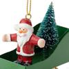 Practical Sleigh Ornament Christmas Sled Car Handcrafts Tree Pendant for Wedding Fireplace