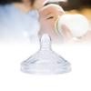 Bpa Free Wide Mouth Nipple For Medium Clear Silicone