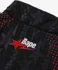 Bape Ava Frame Monogram Jacquard Multi-Logo Padded Jacket (M) Black