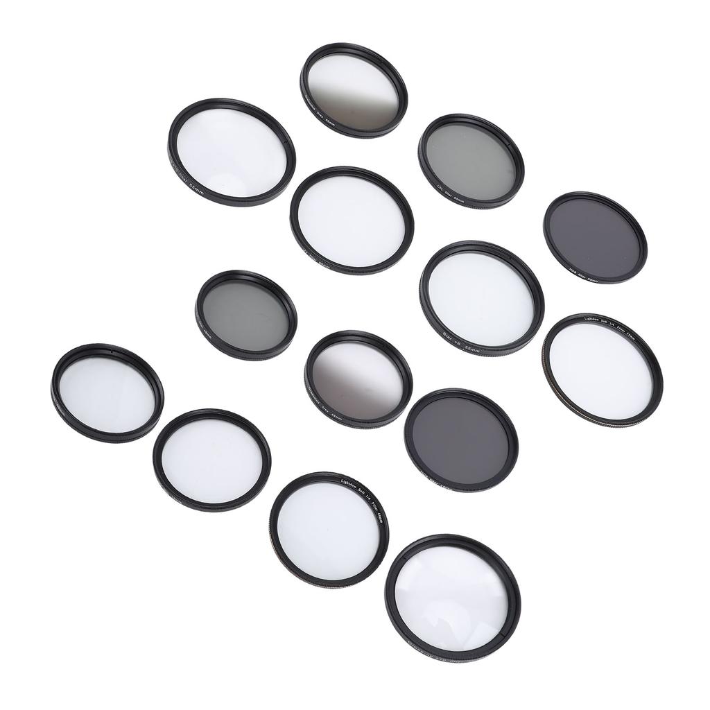 Комплект фильтров для объектива камеры UV CPL ND8 Soft White Graduated Grey 10X Macro 6 Points Star Filter Set для P