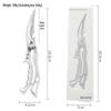 German Multi-Purpose Stainless Steel Kitchen Scissors for Chicken, Fish, and BBQ