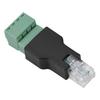 2pcs RJ11 Male to 4 Pin Screw Terminal Adapter 6P4C Male to 4 Pin Block Connectors for Modem