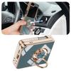 For Samsung Galaxy Z Flip6 5G Case Precise Cutouts 6D Electroplating TPU Phone Cover with Ring Holder