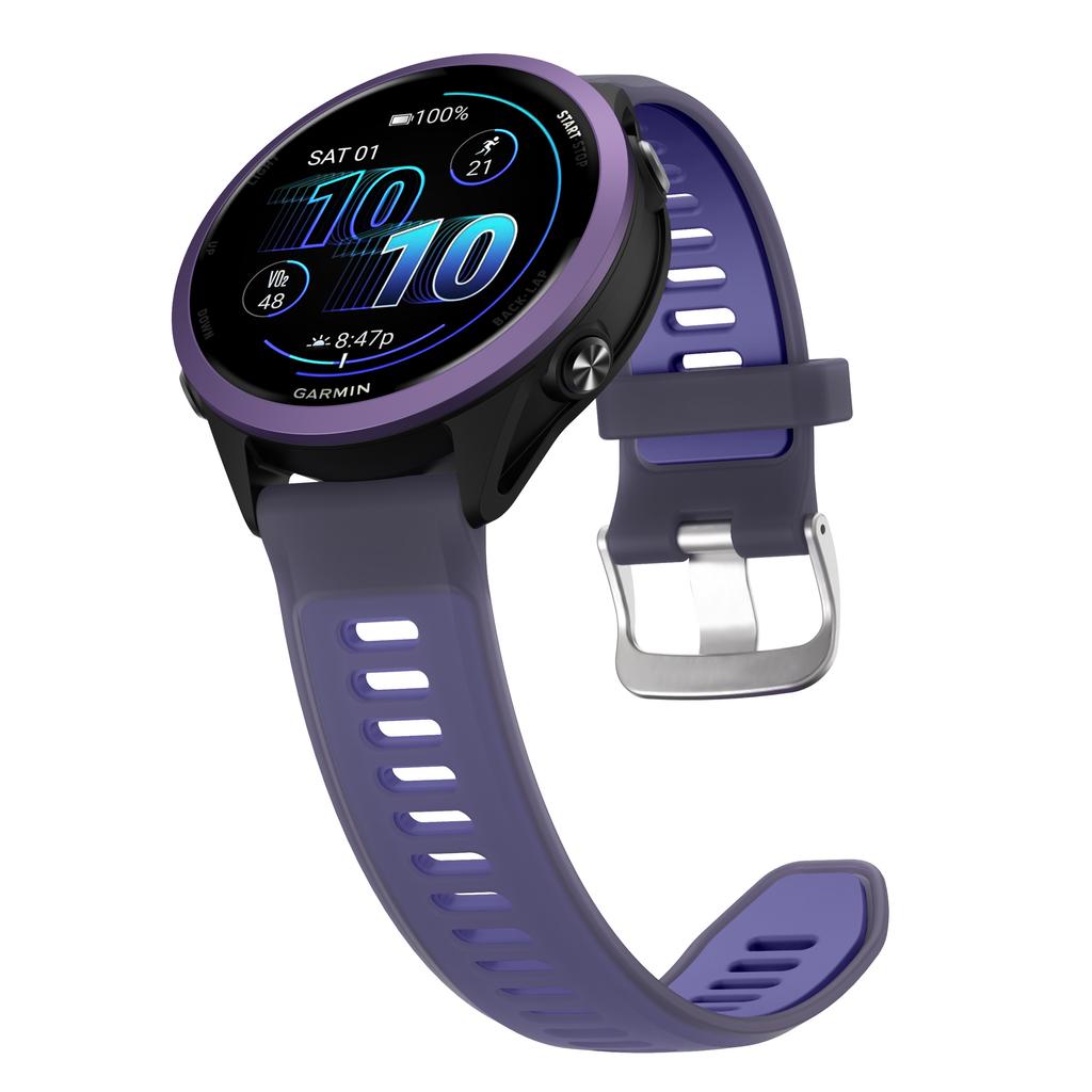 22 мм 20 мм 18 мм Полупрозрачный силиконовый ремешок для Garmin Forerunner 570 265 255 165 265S Vivoactive 6 5 4 4S/Venu 3S 3 2 Plus