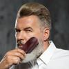 Винтажная мужская щетка для бороды с деревянной ручкой, щетина, щетка для чистки усов, расческа для укладки волос, инструмент для бритья