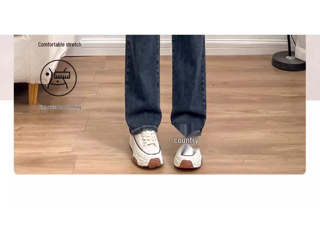 Women's Slimming Straight Leg Jeans 2025 - Popular Spring & Autumn Style, Petite Fit