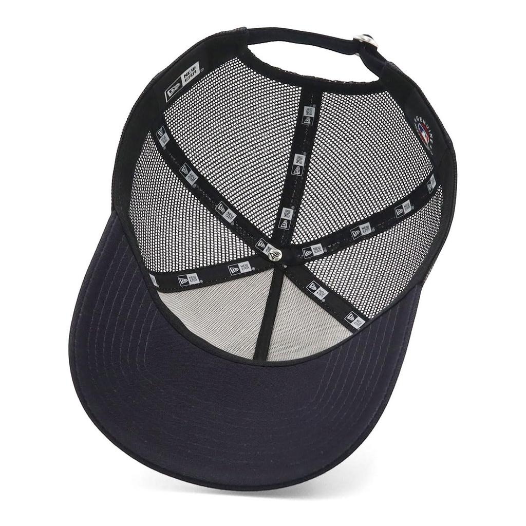Кепка New Era 9FORTY A-Frame с сеткой и ремешком 15201210, New York Yankees ONSPOTZ Edition со стразами, Один размер, Темно-синий