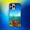Чехол для телефона S-Stardew Game Valley Для iPhone 17,16,15,14,13,12,X,8,Pro,Max,Plus,E,SE4,Air,Mini IMD Матовый Черный