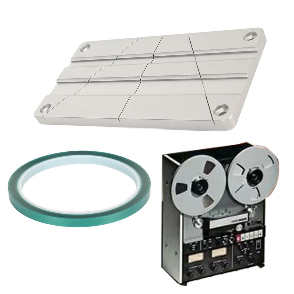 Профессиональный набор для склейки ленты 1/2 1/4 10 дюймов Открытая катушка Лента Медиа Склеивающий блок Комплект для Revoxsonido