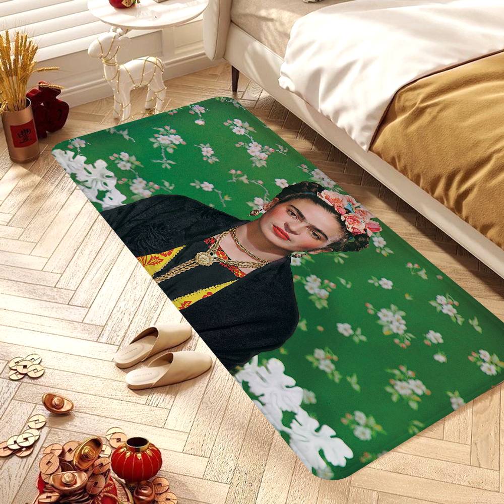 Art F-Fridas Painter K-Kahlos Floor Mat Rectangle Anti-slip Home Soft Badmat Front Door Indoor Outdoor Mat Welcome Doormat