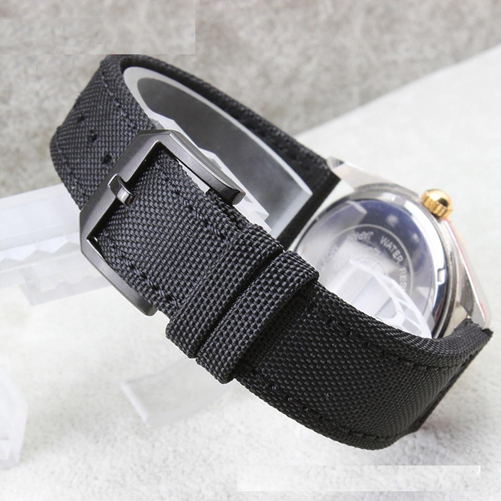 Ремешок для часов 20 мм, 21 мм, 22 мм, нейлоновый холст, ткань, ремешок для часов для IWC Pilot Spitfire, часовой пояс, ремешок для верхнего пистолета, зеленый, черный ремни, ремешки для наручных часов