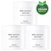 Daily Turnover Vegan Peel Pad, 80 листов, 3 шт. по 145 мл