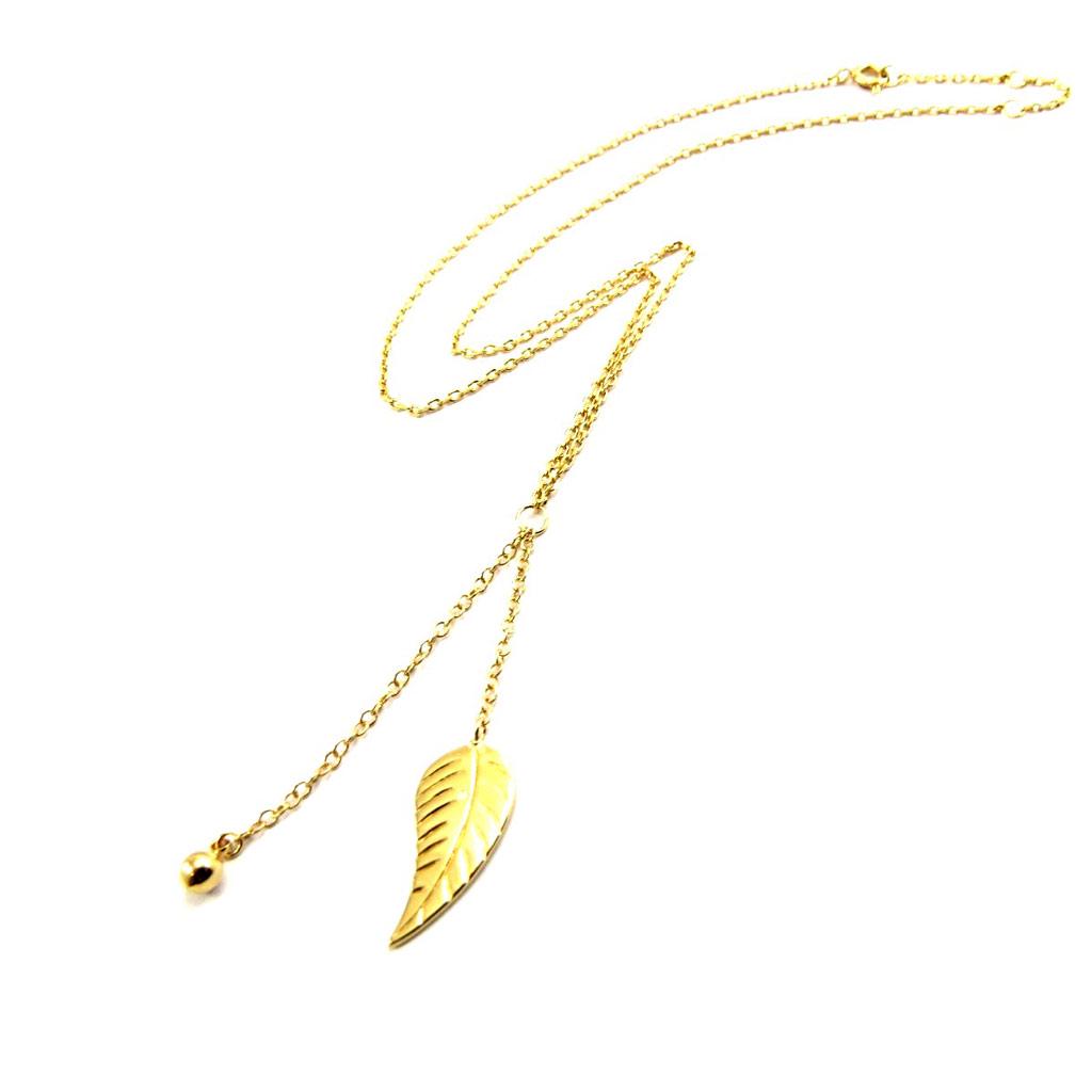 Les Trésors De Lily [L7231] - Gold-Plated Necklace 'Choreography'