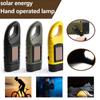 Quick Snap Carabiner Mini Solar Powered Flashlight Anti-slip Handle Portable LED Light  Fishing