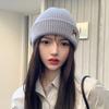 Осень и Зима Студенты Все-в-одном Защита Ушей Милая Шапка Вязаная с Медведем и Буквами