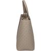Michael Kors Сумка-кроссбоди-тоут женская средняя из покрытого канваса с монограммой Flora, бежевая
