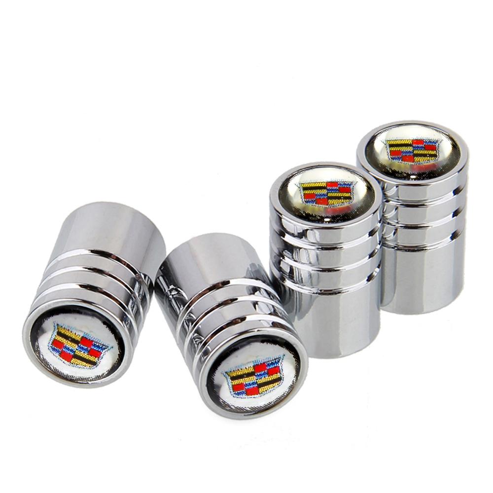 Car Wheel Tire Valve Stem Caps Air Cover for Cadillac PI40 Escalade Tiburon Deville Seville XT5 XTS CTS BLS SLS DTS SRX Accessories