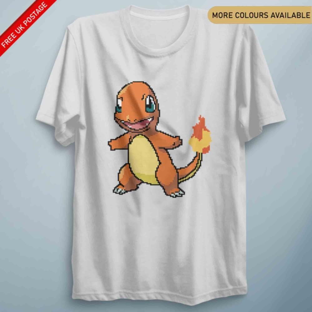 Pixelcha Fun Anime T Shirt Adults Kids Unisexga Top Christmas Gift