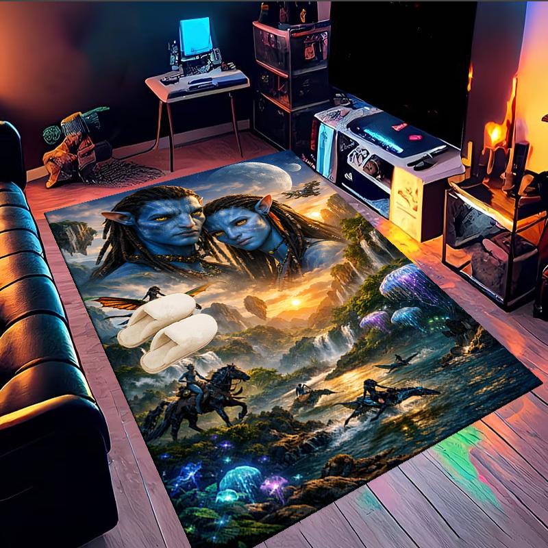 Fantasy Alien World Area Rug Suitable for Indoor And Outdoor,Carpets for Kitchens, Homes, Offices, Living Rooms,Home Decor,Christmas Gift