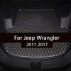 Car Trunk Mat for Jeep Wrangler 20112012 2013 2014 2015 2016 2017 Cargo Liner Carpet Interior Accessories