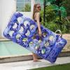 Folding Water Bed Inflatable Hole Floating Bed Hammock Beginner Swimming Ring Can Hold Water Party Water Sofa Birthday Gift
