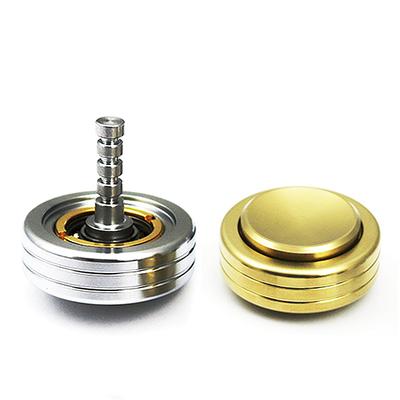 Fidget Spinner Ручной волчок 2 в 1 Нержавеющая сталь Снятие стресса Игрушка Антистресс Снятие стресса Вращающийся Взрослый