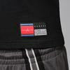 Women's Jordan T Shirts Women's Black Crew Neck Moderate