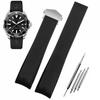 [HEYOZURY] TAG Heuer Watch Band Rubber 22mm – Black