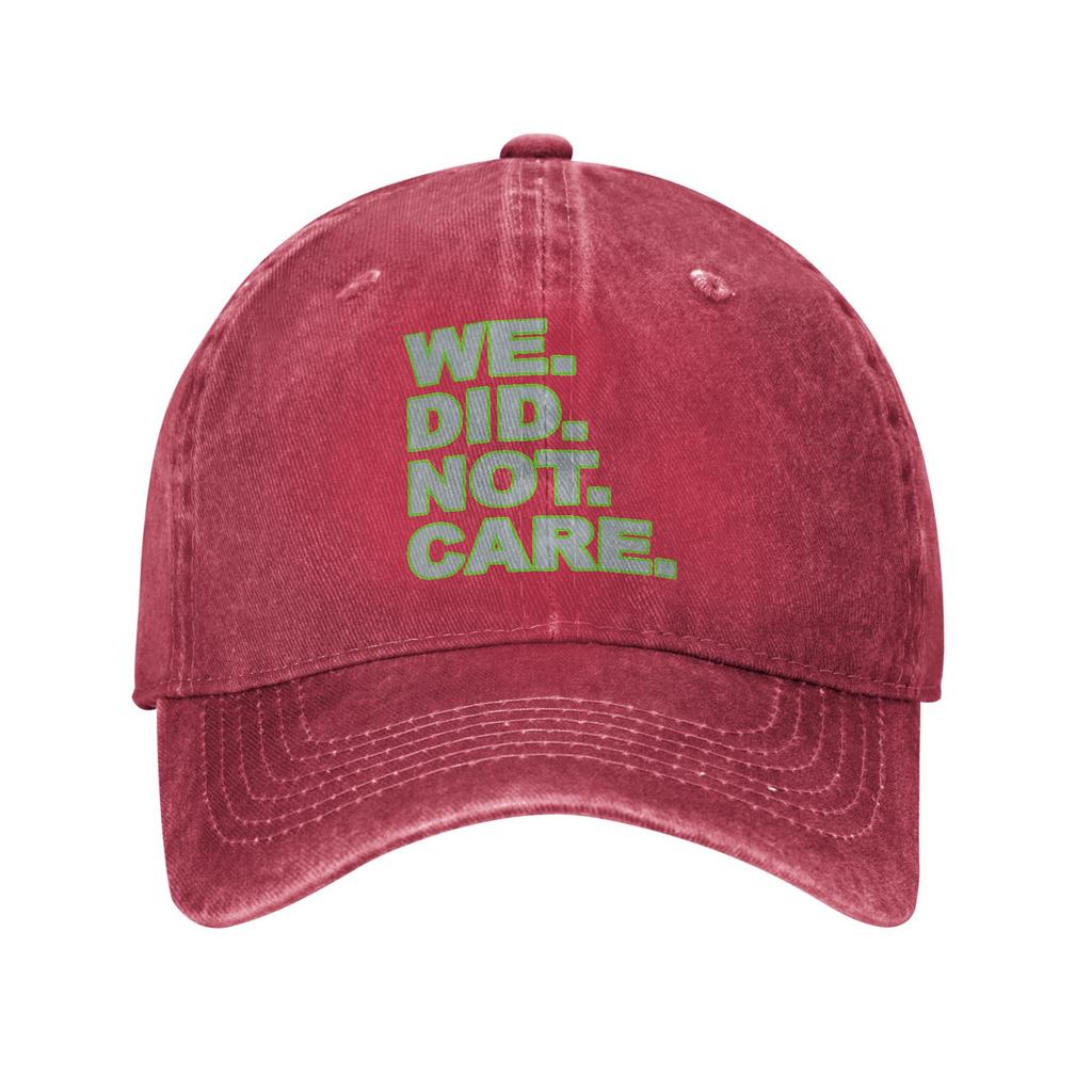 We Did Not Care Casual Baseball Cap Outdoor Sports Trucker Hat Summer Dropshipping Couple Women Street Style Baseball Caps