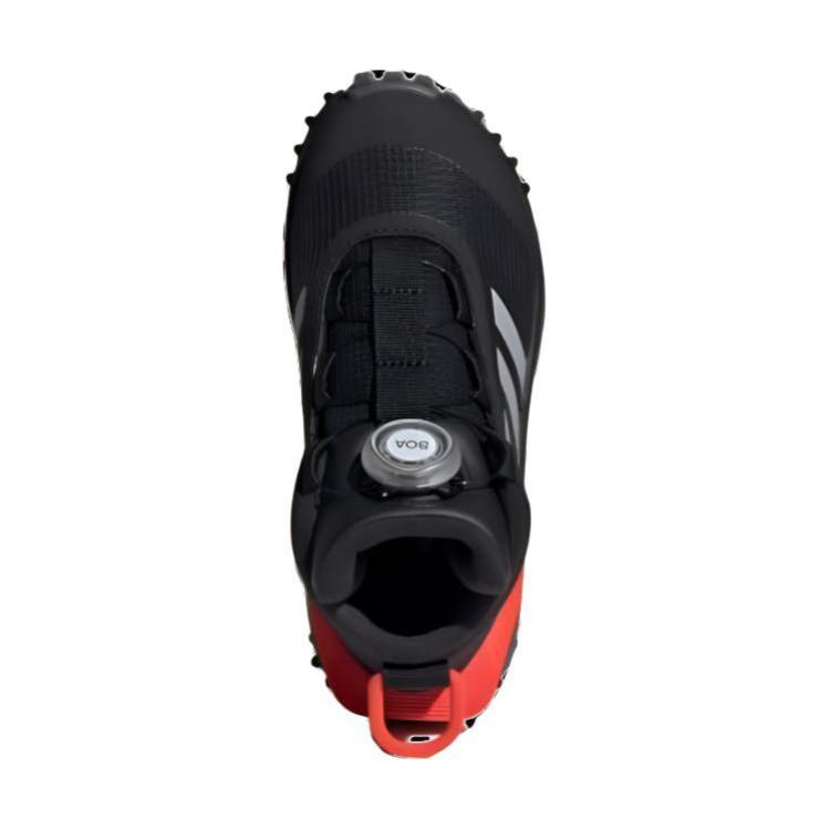 adidas Fortatrail Porta Trail Скользкие Устойчивые к истиранию Средняя высота Детские Беговые кроссовки Черные Детские IG7262