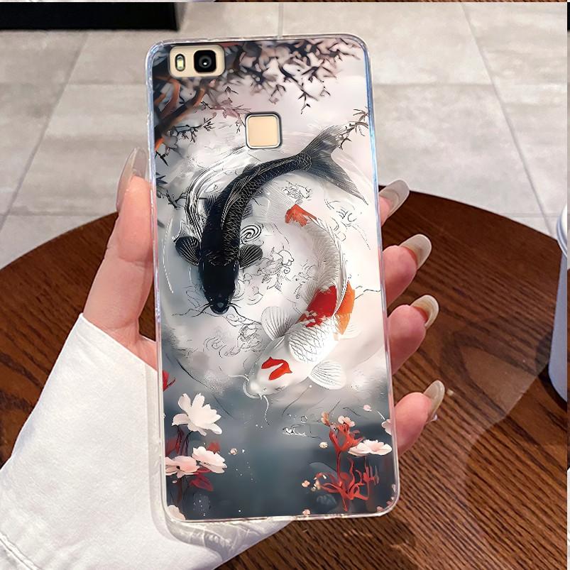 Soft Case For Huawei P9 Lite 2016 Back Cover Cute Love Rabbit Clear TPU Casing for Huawei P9Lite VNS-L31 VNS-L21 Bumper 5.2 inch