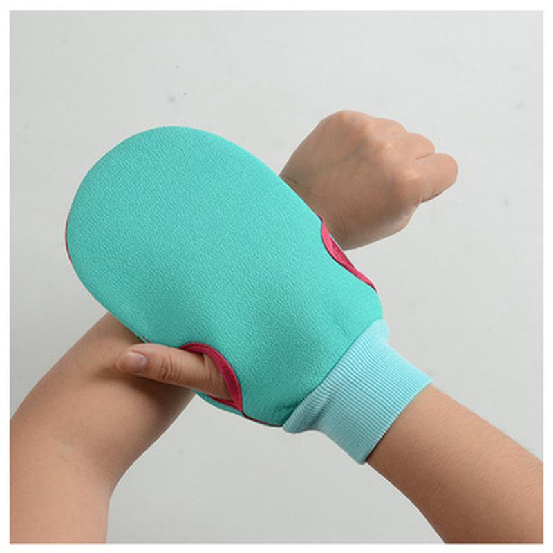 1 шт., отшелушивающее средство для душа, спа, двусторонняя перчатка для ванны, скраб для тела, рукавица для удаления омертвевшей кожи, волшебная перчатка для пилинга