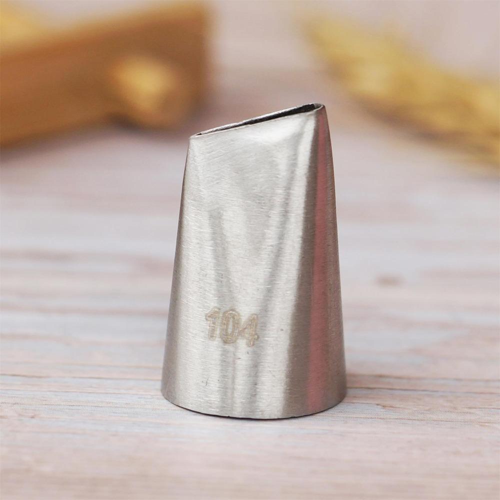 #101 #102 #103 #104 Насадка для создания формы лепестка розы Насадка для украшения глазурью Инструменты для выпечки и кондитерских изделий Формы для выпечки