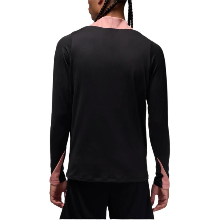 Jordan Футбольная форма Paris Saint-Germain Dri-FIT FW24 Strike Third Pullover с длинным рукавом, мужская майка, черная FQ2625-013