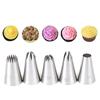 5 Pcs Stainless Steel Icing Piping Pastry Nozzles Cupcake Cream Making Set
