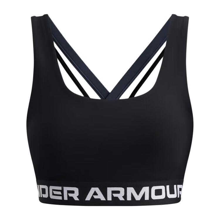 Under Armour Съемные мягкие чашки Средняя поддержка U-образный спортивный бюстгальтер Женское нижнее белье 1390377-005