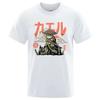 The Last FrogT Shirts Men Harajuku  Casual Breathable Tshirts Fashion O-Neck Shirts Oversized Cotton Short Sleeve Top