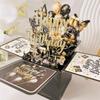 With Envelope 3D Birthday Card Cartoon Message Card Handmade Pop-Up Birthday Card  Christmas