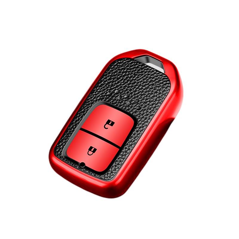 Кожаный чехол для ключей из ТПУ с 234 кнопками для Honda Accord Civic City Crider CRV CR-V Jade XR-V HRV Odyssey Vezel, аксессуары