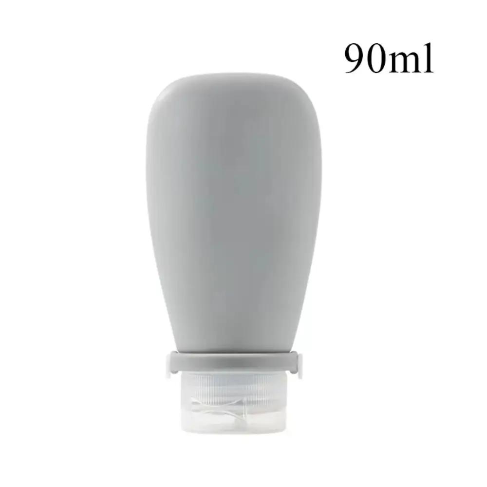 1/2pcs Soft Silicone Travel Bottles 30/60/90ml Empty Squeeze Tubes For Lotion Leakproof Skin Care Products Container Travel